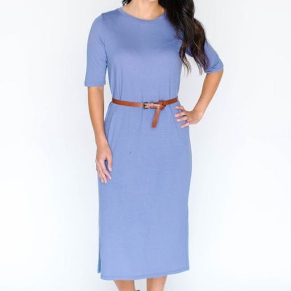 NWT Agnes and Dora Periwinkle Lee Dress - Picture 1 of 3